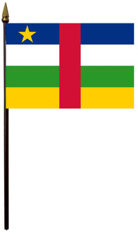 Central Africa Flag - detail view