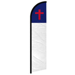 Feather banner, 11.2'x2.5' Christian