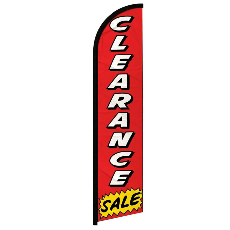 Feather banner, 11.2'x2.5' Clearance Sale