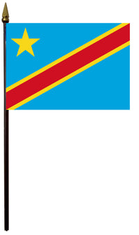 Congo Democratic Republic Flag - alternate view