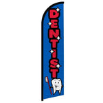 Feather banner, 11.2'x2.5' Dentist