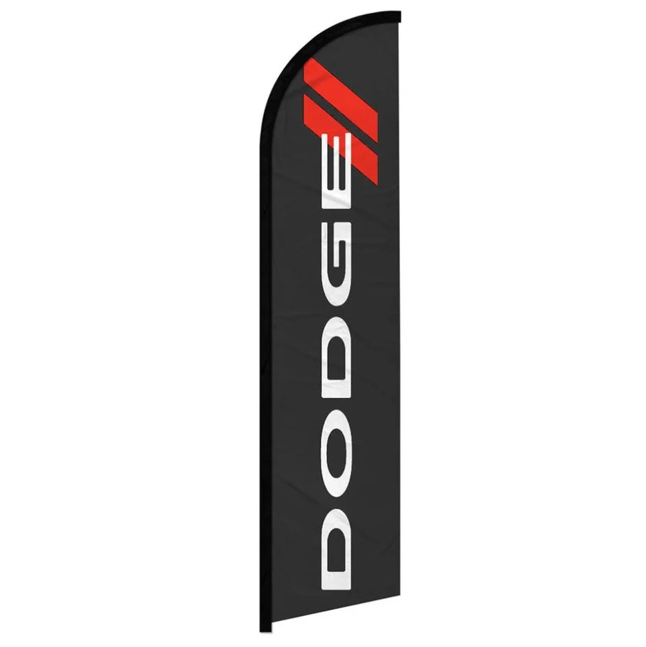 Feather banner, 11.2'x2.5' Dodge