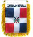 Dominican Republic Flag - detail view