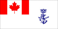 Canadian Naval White Ensign Flag