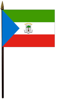 Equatorial Guinea Flag - detail view