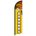 Feather banner, 11.2'x2.5' Frozen Bananas