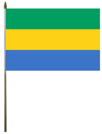 Gabon Flag - detail view