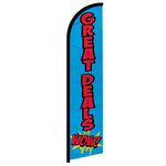Feather banner, 11.2'x2.5' Great Deals
