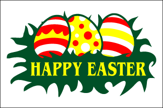Happy Easter Flag