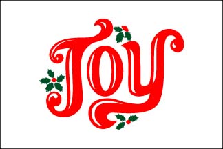 Xmas, Joy Flag