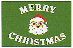 Xmas, Merry Santa Flag