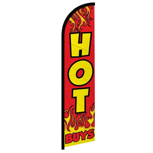 Feather banner, 11.2'x2.5' Hot Buys