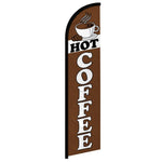 Feather banner, 11.2'x2.5' Hot Coffee