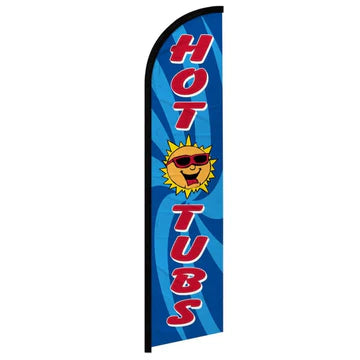 Feather banner, 11.2'x2.5' Hot Tubs