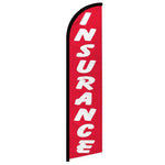 Feather banner, 11.2'x2.5' Insurance