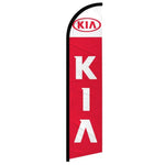 Feather banner, 11.2'x2.5' Kia