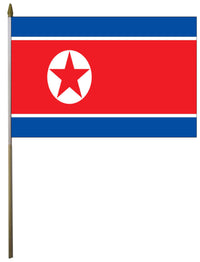 Korea N. Flag - detail view