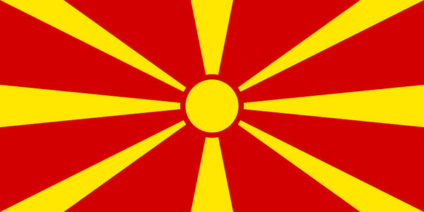 North Macedonia Flag