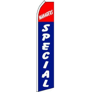 Manager's Special Blade Banner 11.5'x2.5'