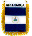 Nicaragua Flag - detail view