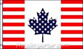 Canada USA Friendship #2 State Flag