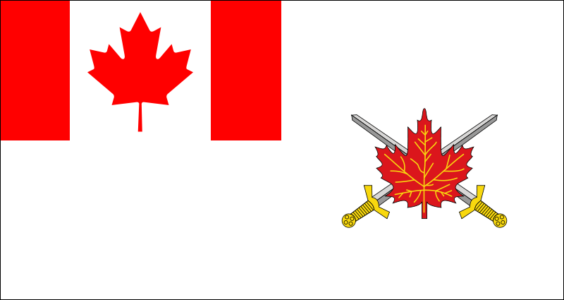 Canadian Army Military Flag