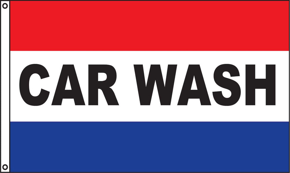 Car Wash Message Flag