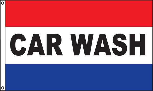 Car Wash Message Flag