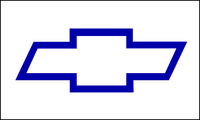 Chevrolet black racing Racing Flag