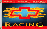Chevy Racing Flag - detail view