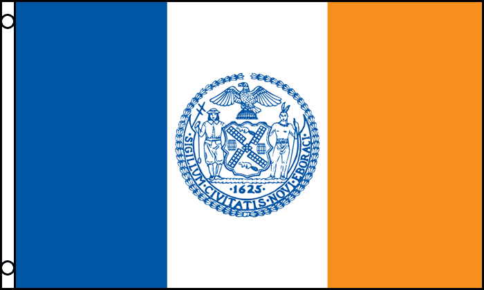 City Of New York State Flag