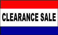 Clearance Sale Flag