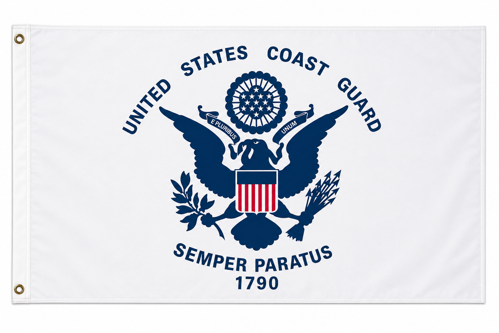 Coast Guard USA State Flag