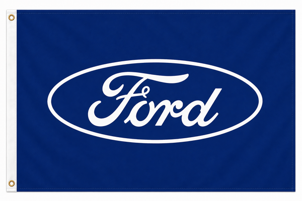 Corp, Ford blue background Flag