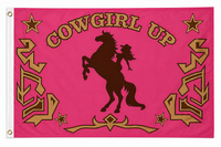 Cowgirl Up Flag