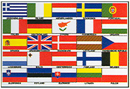 Europe 25 Countries Flag
