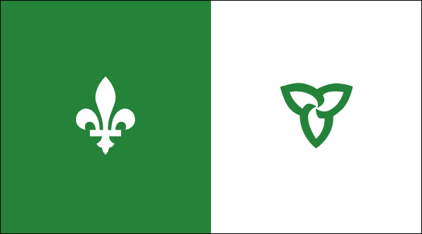 Franco Ontario Provincial Flag