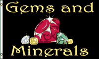 Gems And Minerals Flag