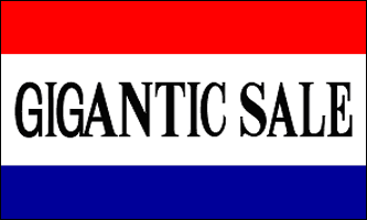 Gigantic Sale Flag