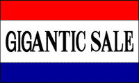 Gigantic Sale Flag