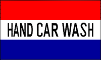 Hand Car Wash Flag