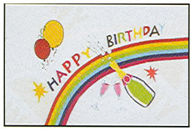 Happy Birthday Cake Flag