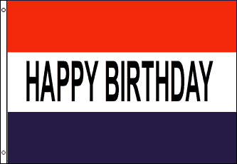 Happy Birthday Rainbow Pride Flag