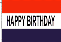 Happy Birthday Rainbow Pride Flag