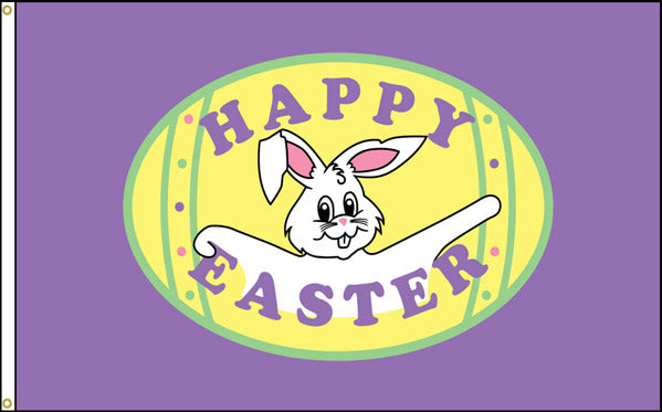 Happy Easter, Purple Flag