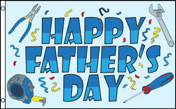 Happy Fathers Day Flag