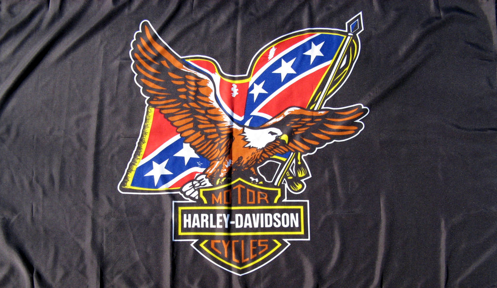 Harley W Us Flag