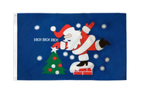 Xmas, Ho Ho Ho Santa Flag