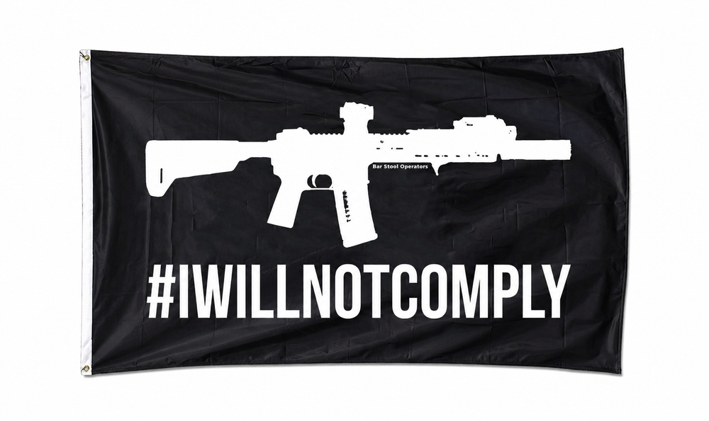 I Will Not Comply Flag