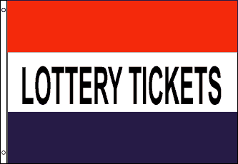 Lottery Tickets Flag